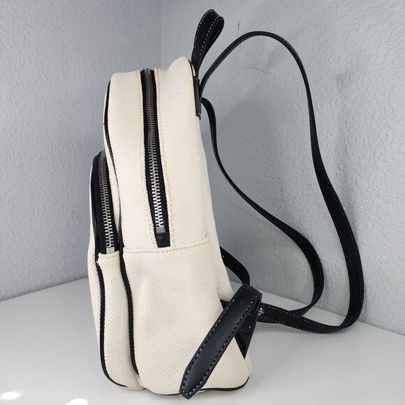 Rare Michael Kors Abbey Medium Backpack Graffiti Print Logo MK Bag MSRP $398 - Picture 4 of 12